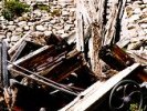 Old mining equipment at Latchaw Mine