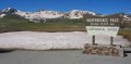 Summit of Independence Pass in Colorado